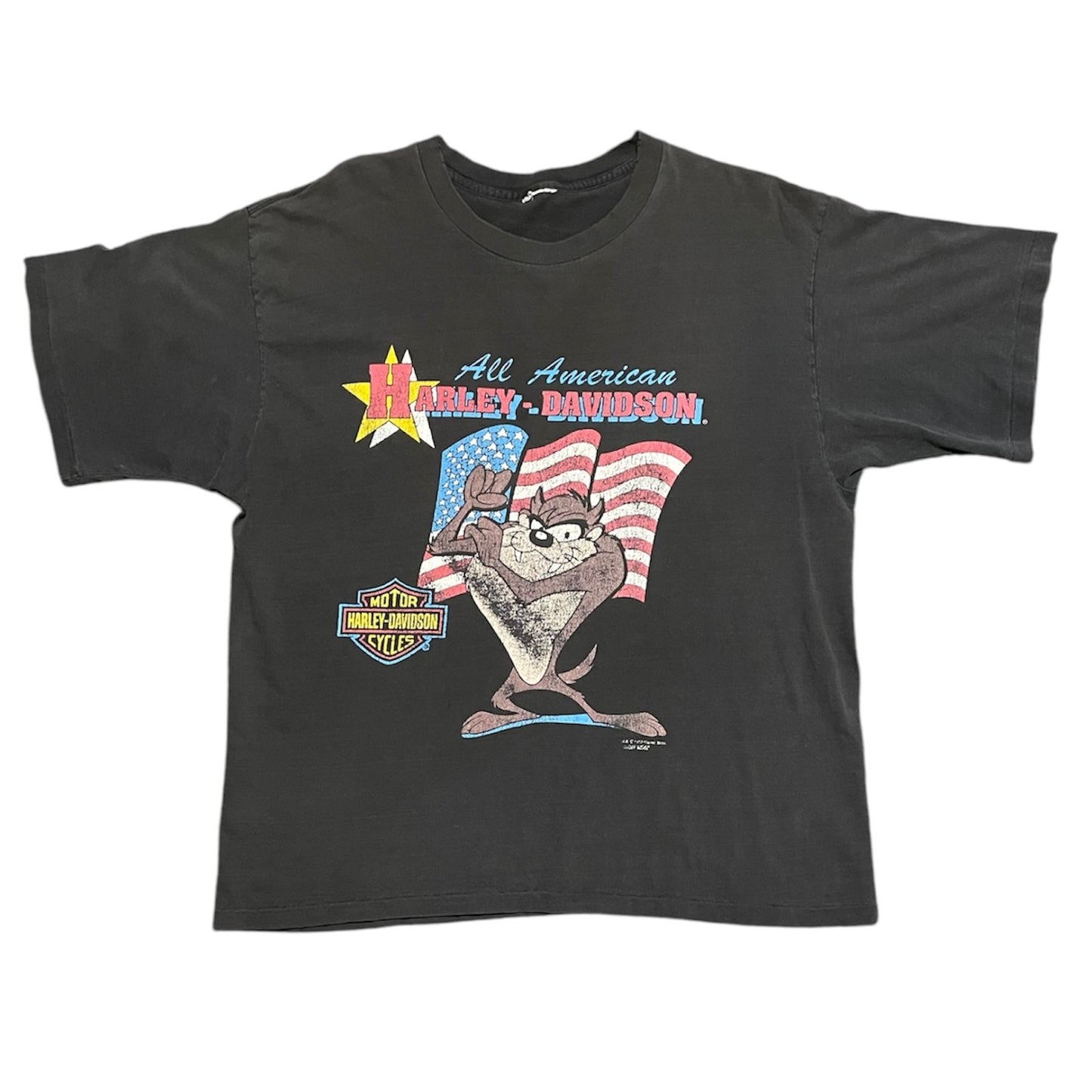 Vintage Harley Davidson Looney Tunes Taz T-Shirt