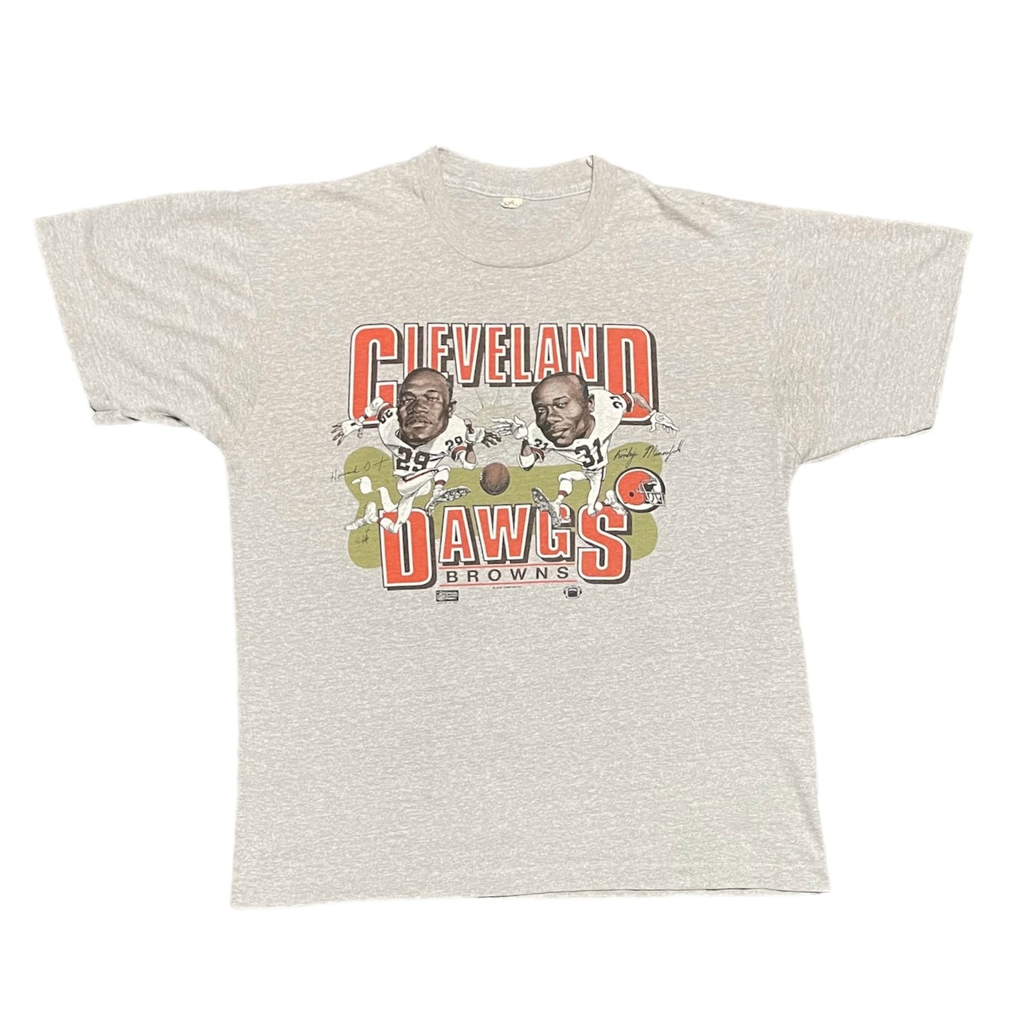 Vintage 1987 Cleveland Browns Caricature T-Shirt