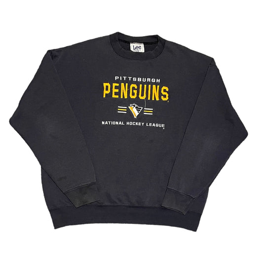 Throwback Pittsburgh Penguins Ice Hockey Crewneck Retro Style Unisex  Sweatshirt
