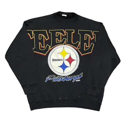 Vintage Lee Sport Pittsburgh Steelers Sweatshirt Nutmeg Mills 