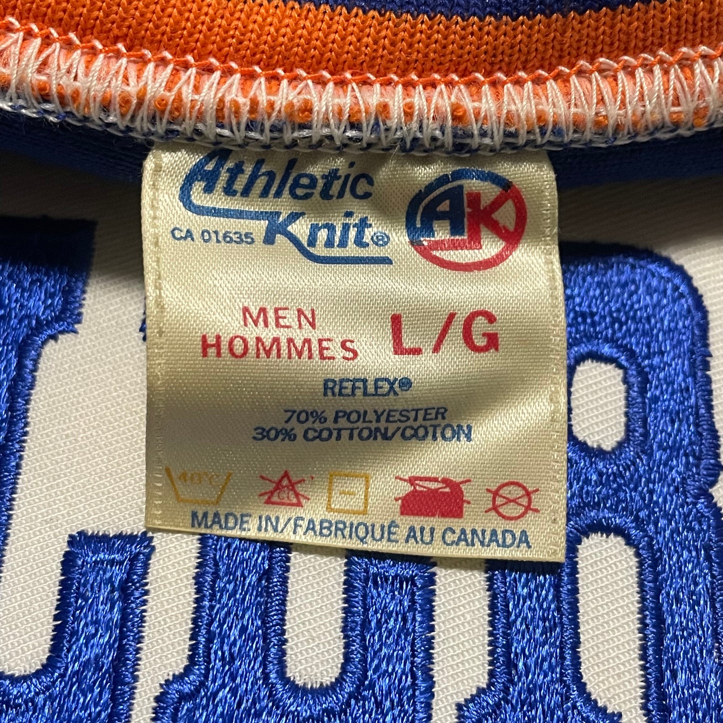 Vintage Edmonton Oilers Wayne Gretzky Jersey by Athletic Knit