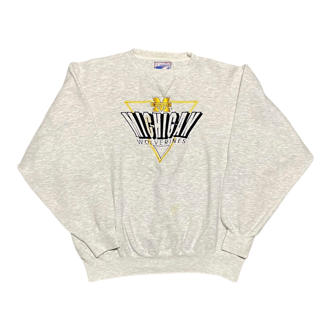 Vintage Michigan Wolverines Logo 7 Crewneck – Continuous Vintage