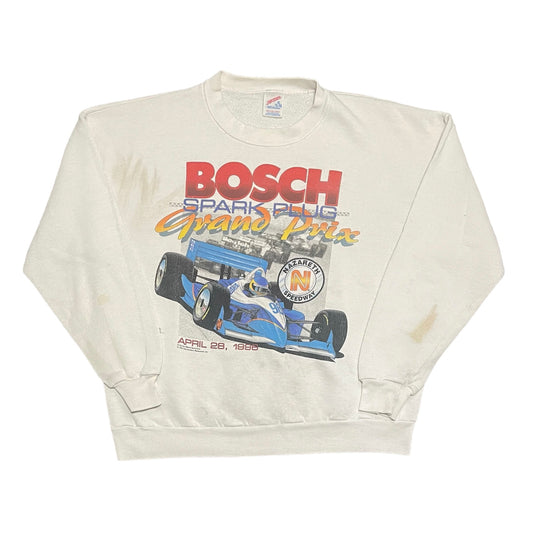 Vintage 1996 Bosch Spark Plug Grand Prix Nazareth Speedway Crewneck