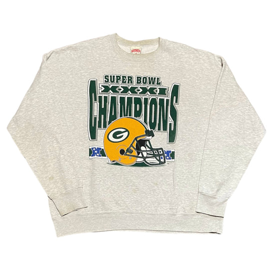 Vintage 1997 Green Bay Packers Super Bowl XXXI Champions Crewneck