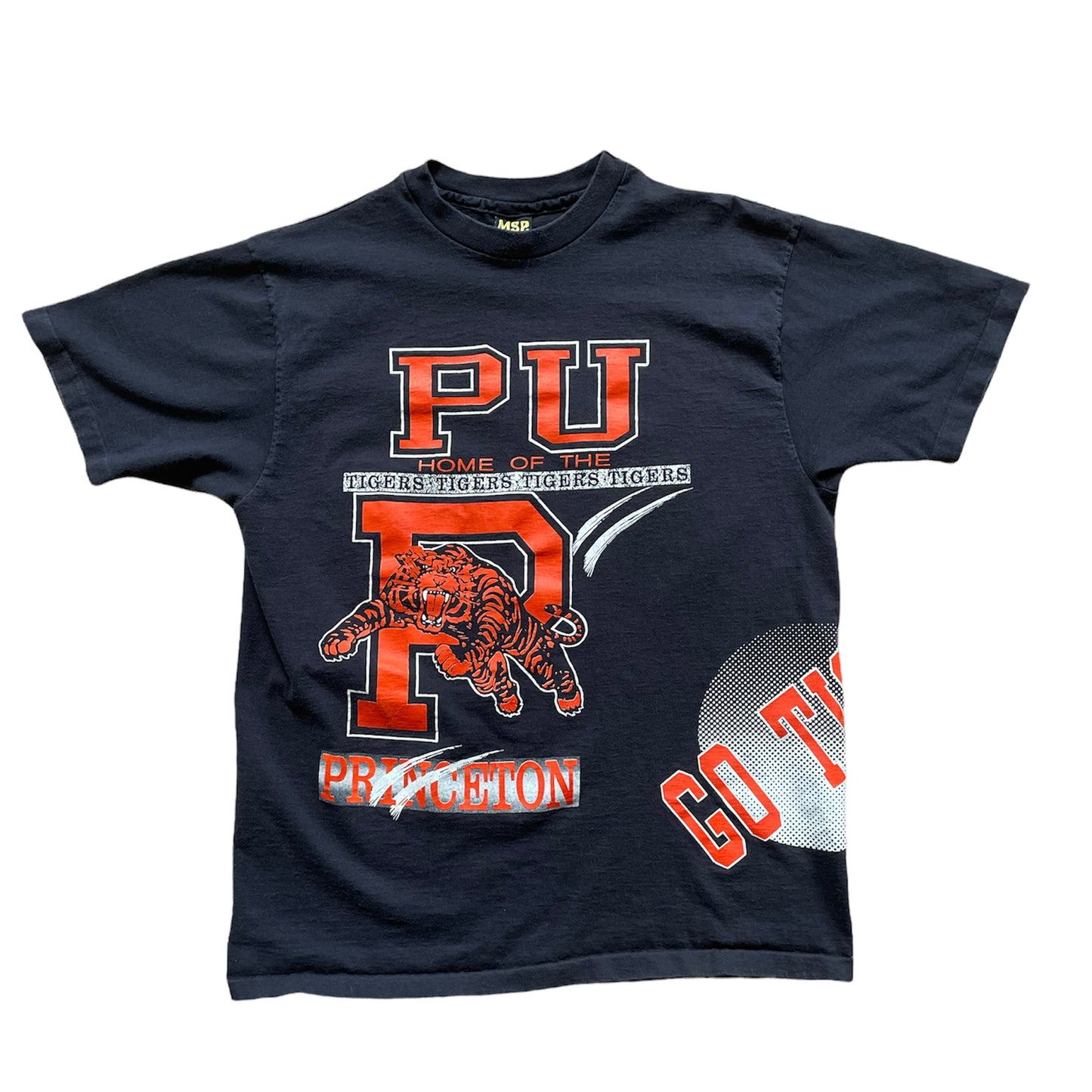 Vintage Princeton Tigers All Over Print T-Shirt