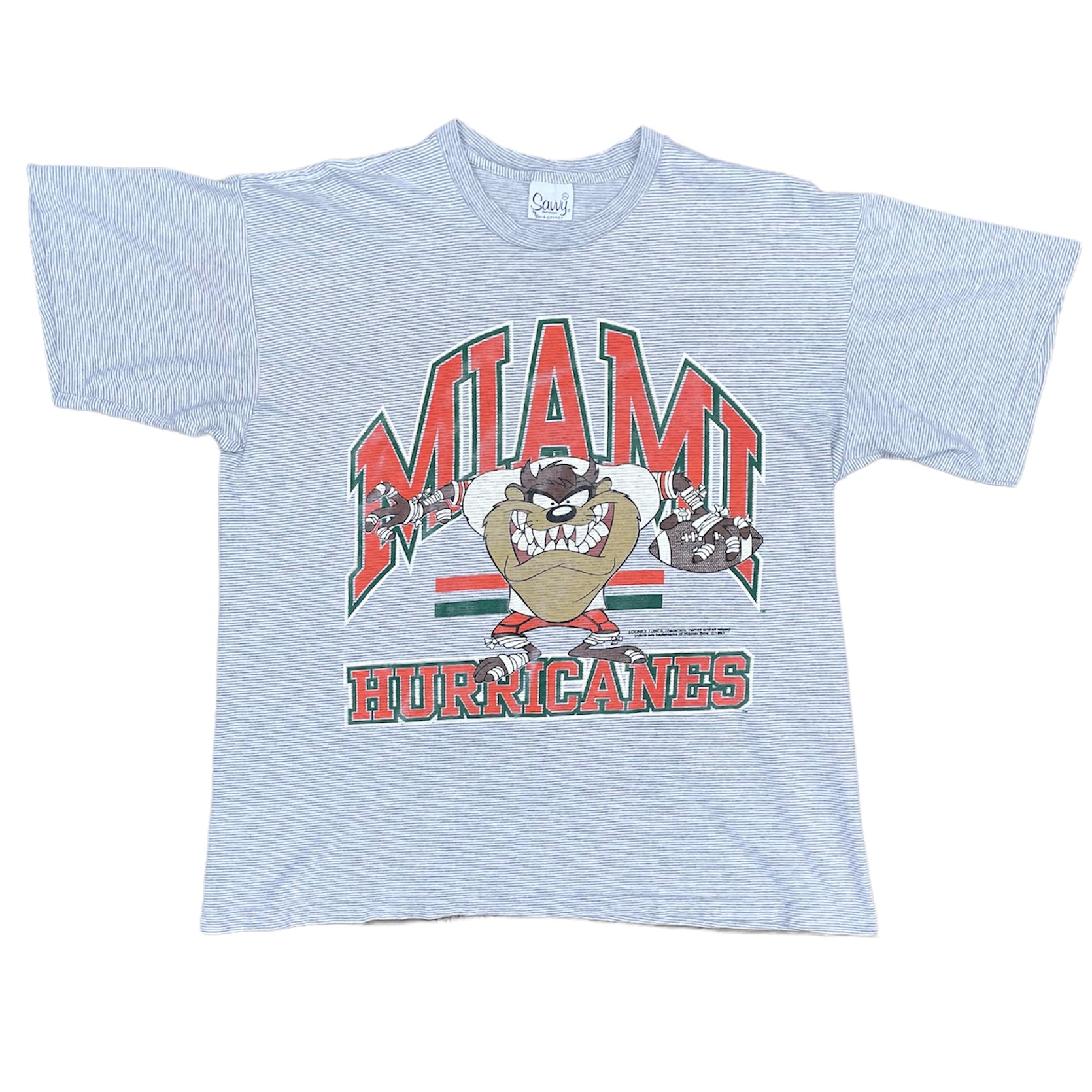 Vintage 1993 Miami Hurricanes X Looney Tunes T-Shirt – Continuous