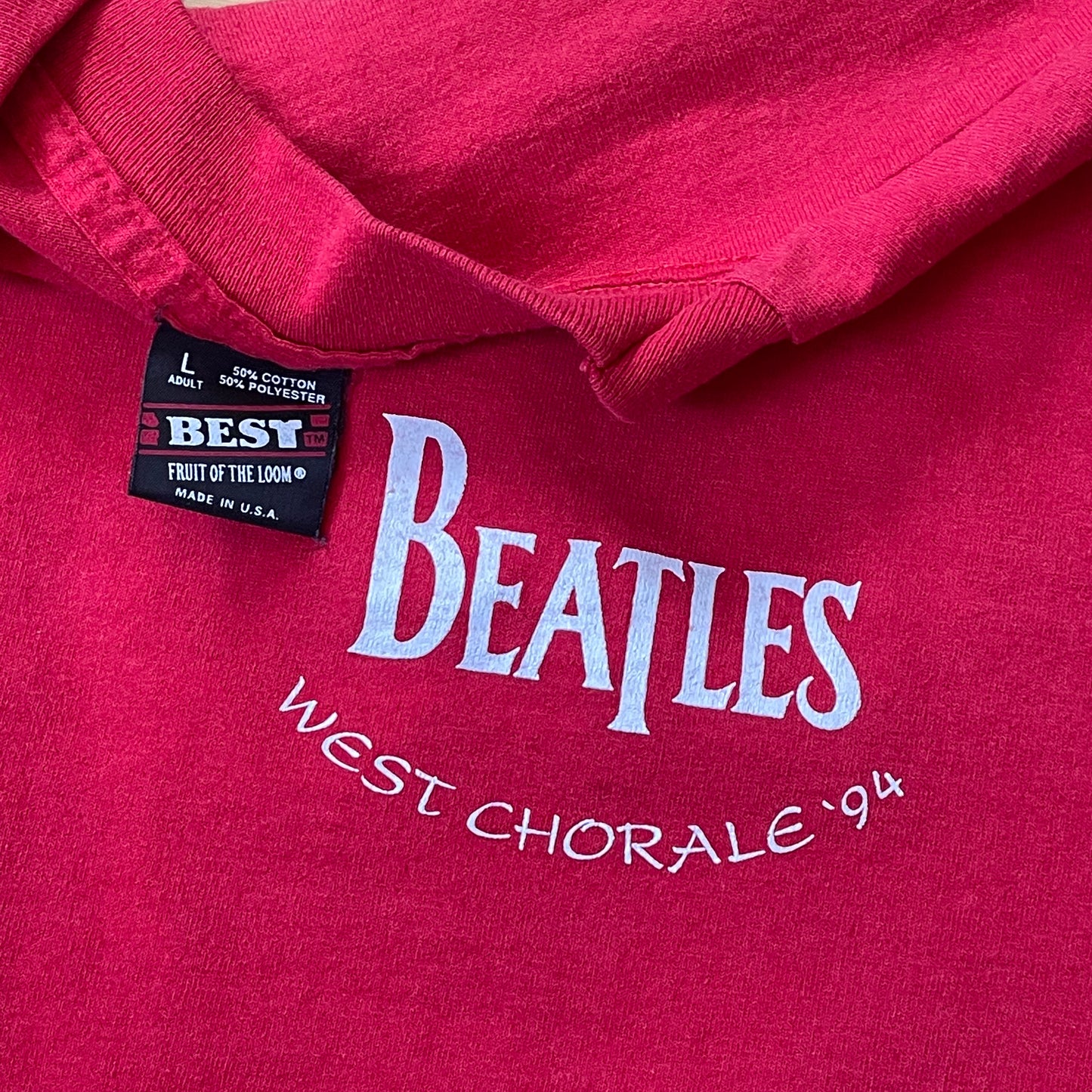 Vintage The Beatles West Chorale '94 T-Shirt