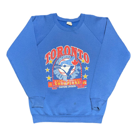 Vintage 1989 Toronto Blue Jays American League Champions Crewneck