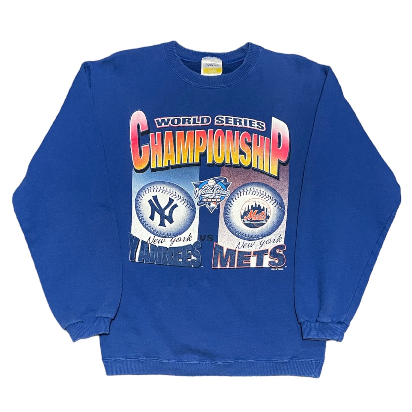 Vintage 2000 New York Yankees New York Mets World Series Crewneck