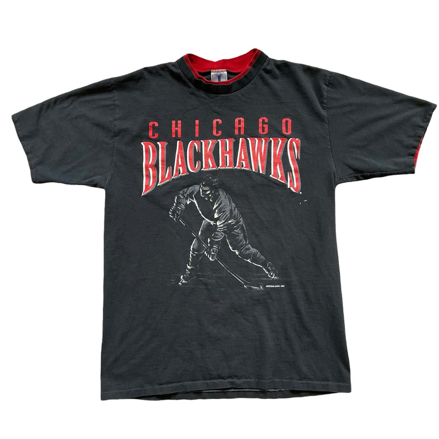 Vintage 1992 Chicago Blackhawks Double Collared T-Shirt